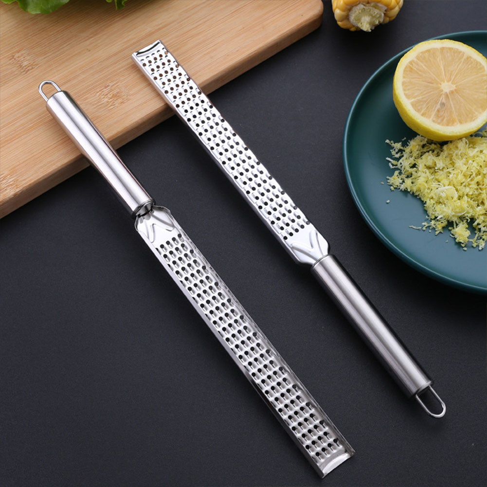 Cheese Grater Box - 20 ซม.เครื่องขูดมะนาว Citrus ผลไม้ Peeler ขิงกระเทียมยาวเครื่องขูดช็อกโกแลตเครื่องเทศชีสเครื่องขูดสแตนเลสห้องครัว