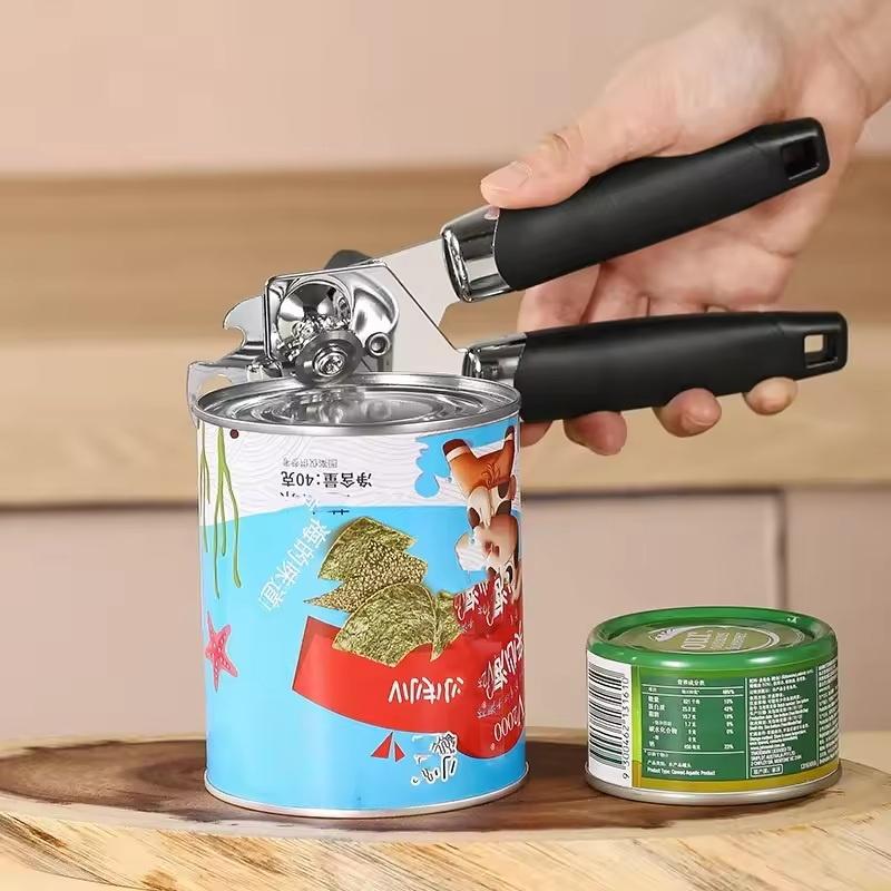 Kitchen Gadgets Jar Openers - ที่เปิดกระป๋องเหล็กแบบมืออาชีพอเนกประสงค์ สแตนเลส ที่เปิดขวดเบียร์ ที่เปิดกระป๋อง อุปกรณ์ครัว ที่เปิดขวดโหล