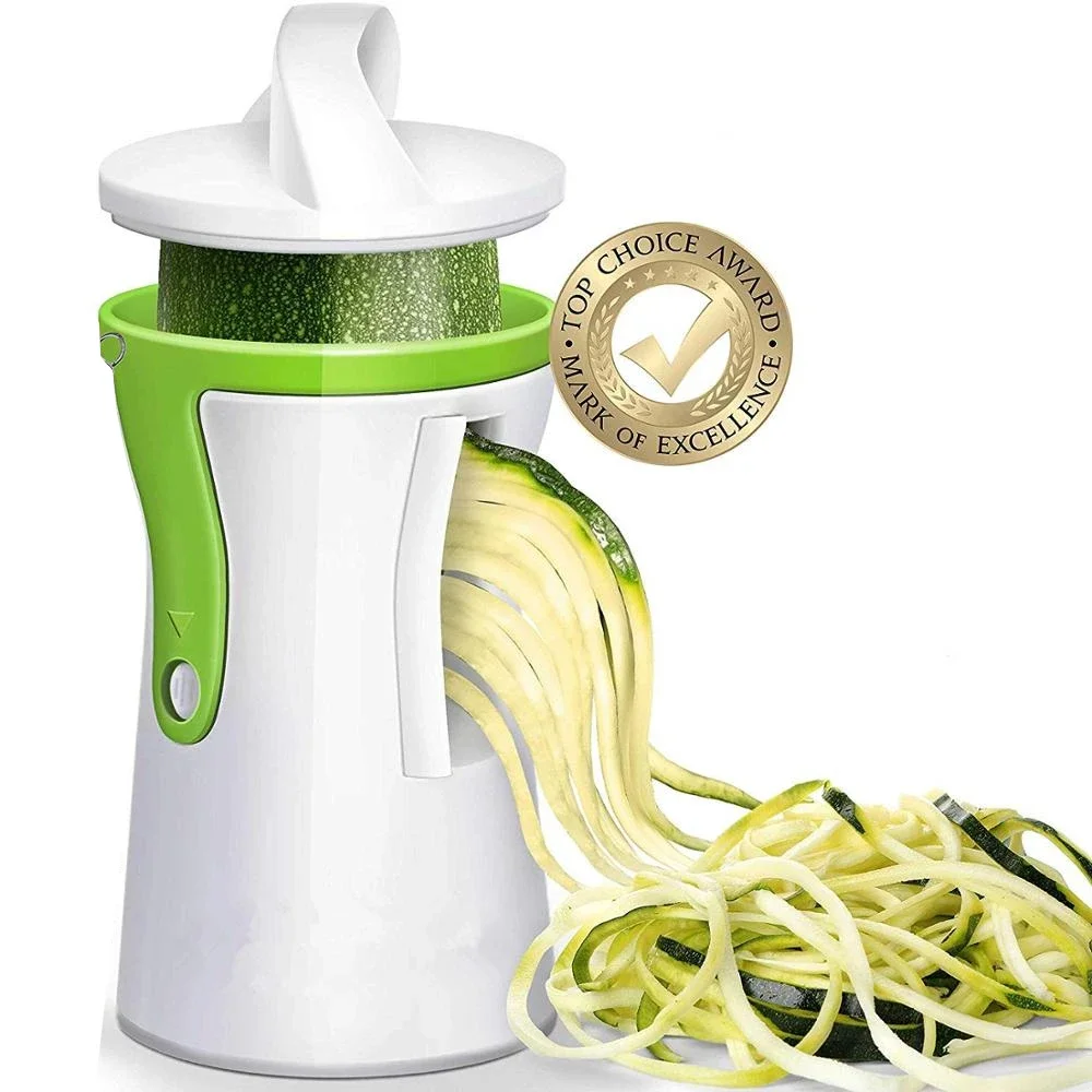 Mandoline Slicer - LMETJMA Heavy Duty Spiralizer เครื่องตัดผักผักเครื่องตัดเกลียวเครื่องตัด Zucchini