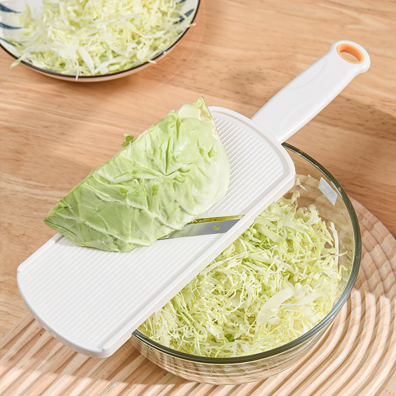 Mandoline Slicer - เครื่องหั่นกะหล่ำปลีแบบญี่ปุ่น เครื่องหั่นมันฝรั่งแบบบางพิเศษ ด้ามจับถนัดมือ เครื่องหั่นผัก เครื่องหั่นกะหล่ำปลี เครื่องขูดผัก