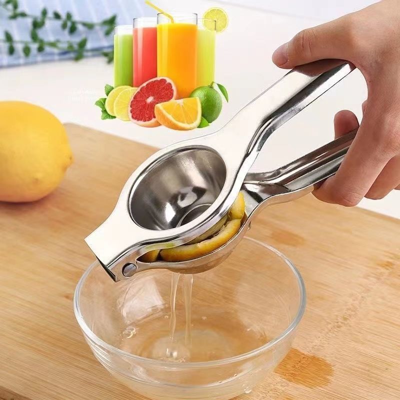 Citrus Lemon Squeezer - 1 ชิ้น เครื่องคั้นน้ำมะนาวสแตนเลส, เครื่องคั้นน้ำผลไม้แบบแมนนวล, เครื่องคั้นน้ำผลไม้เอนกประสงค์สำหรับทำน้ำผลไม้ที่บ้าน