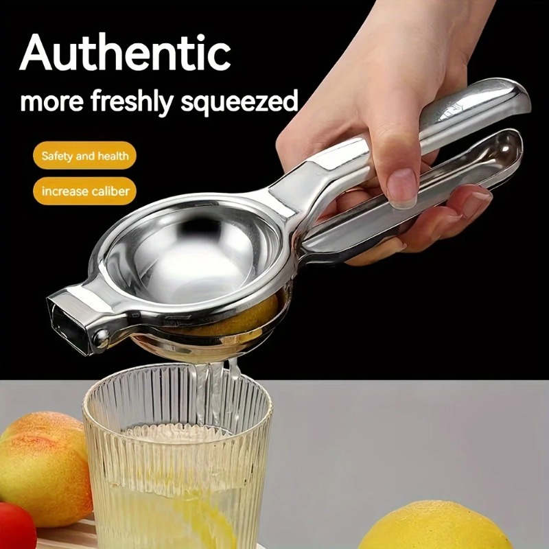 Citrus Lemon Squeezer - เครื่องคั้นน้ำมะนาวแบบมือหมุน สแตนเลส สำหรับครัว คั้นผลไม้ตระกูลส้ม อเนกประสงค์