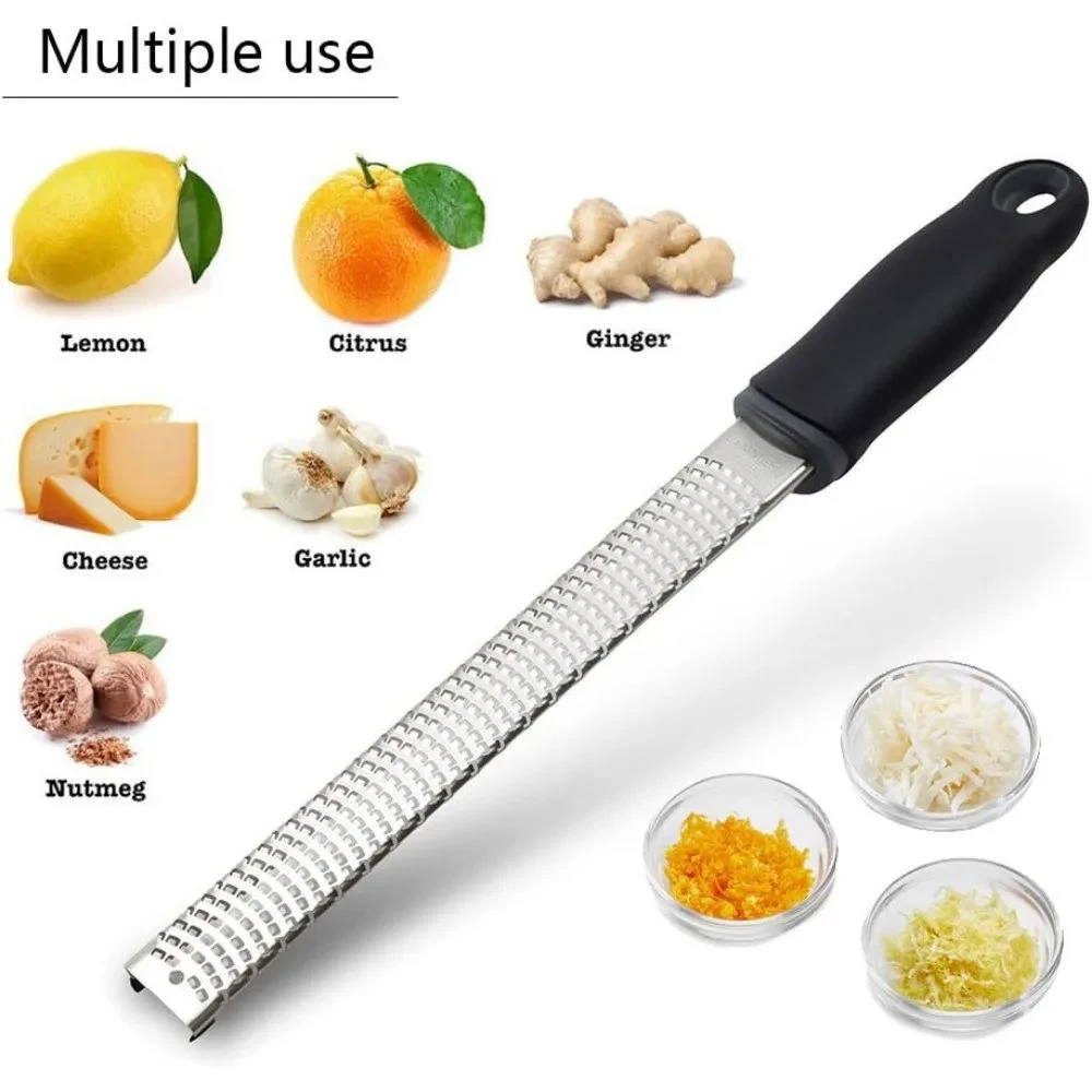 Cheese Grater Box - เครื่องทําลายเลมอนเซสเตอร์และชีส | เครื่องขูดกระเทียมระดับมืออาชีพ Micro Plane Grater
