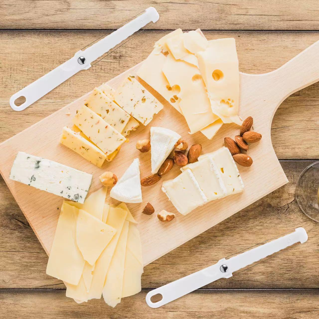 Kitchen Gadgets Wirecutter - ที่ตัดชีส ที่ตัดเนย ที่ตัดชีสแบบลวด มีดตัดชีส ทำจากพลาสติก อุปกรณ์ทำขนม