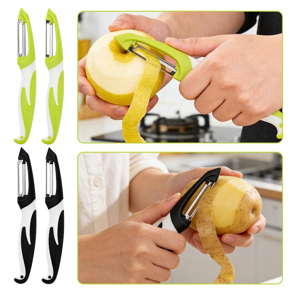 Kitchen Gadgets Peeler - เครื่องหั่นผัก สแตนเลส ที่ปอกเปลือก มีดหั่น แครอท มันฝรั่ง