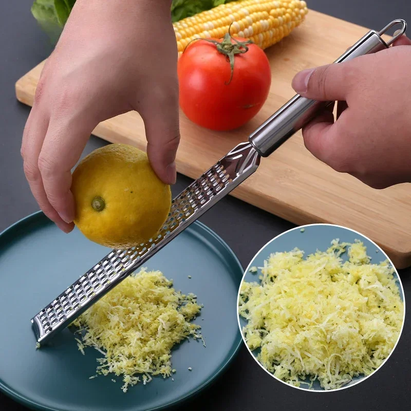 Cheese Grater Box - สแตนเลสสตีลขูดชีสกบยาวเบเกอรี่ชีสขูดช็อกโกแลตขูดเปลือกมะนาว Scraper