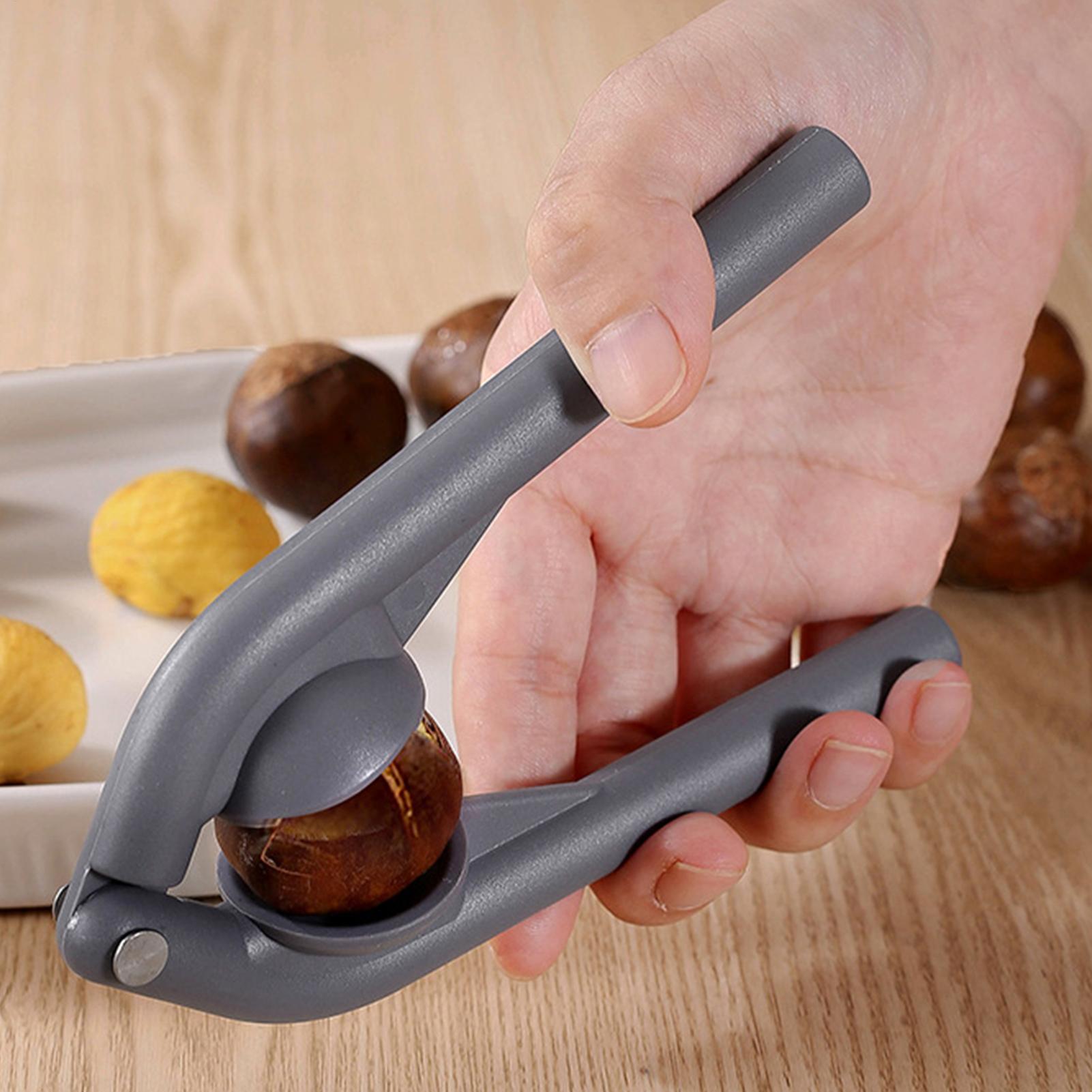 Kitchen Gadgets Peeler - เครื่องมือปอกเปลือกเกาลัดสแตนเลส อุปกรณ์ครัว ปอกเปลือกเกาลัดแบบใช้มืออย่างมีประสิทธิภาพ เครื่องตัดวอลนัทที่ใช้งานได้จริง