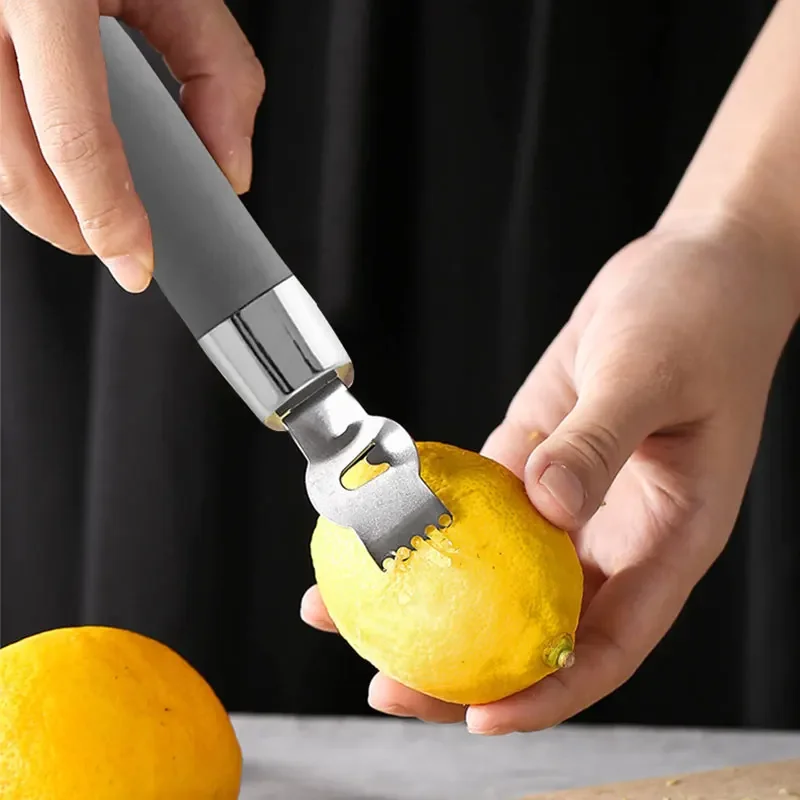 Cheese Grater Box - Lemon Citrus Zester เครื่องมือเครื่องขูดชีสสําหรับ Gadget ห้องครัวใบมีดสแตนเลสเครื่องขูดมะนาว