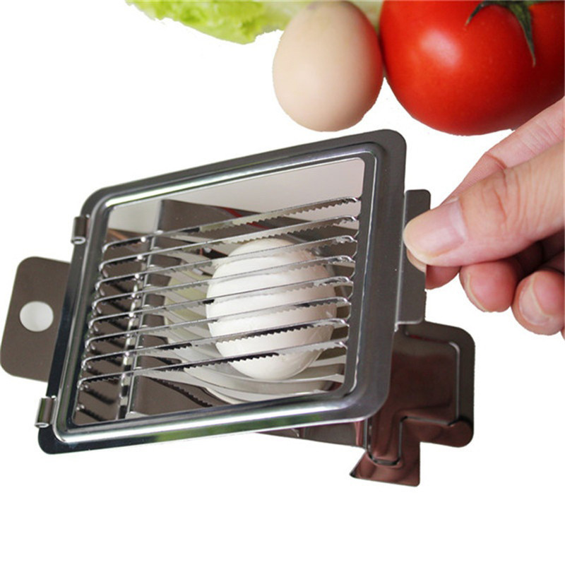 Kitchen Gadgets Wirecutter - Home Kitchenเครื่องตัดไข่สแตนเลสสตีลเครื่องตัดไข่สำหรับต้มไข่เครื่องมือห้องครัวGadgetsอุปกรณ์เสริม