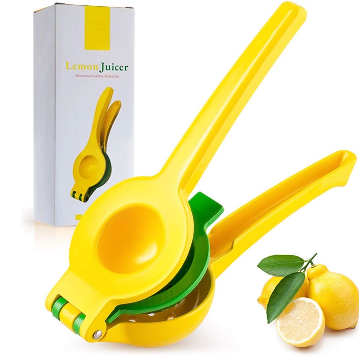 Citrus Lemon Squeezer - เครื่องคั้นน้ำผลไม้แบบมือถือ ทำจากโลหะ แข็งแรงทนทาน ใช้งานง่าย สำหรับคั้นมะนาว ส้ม