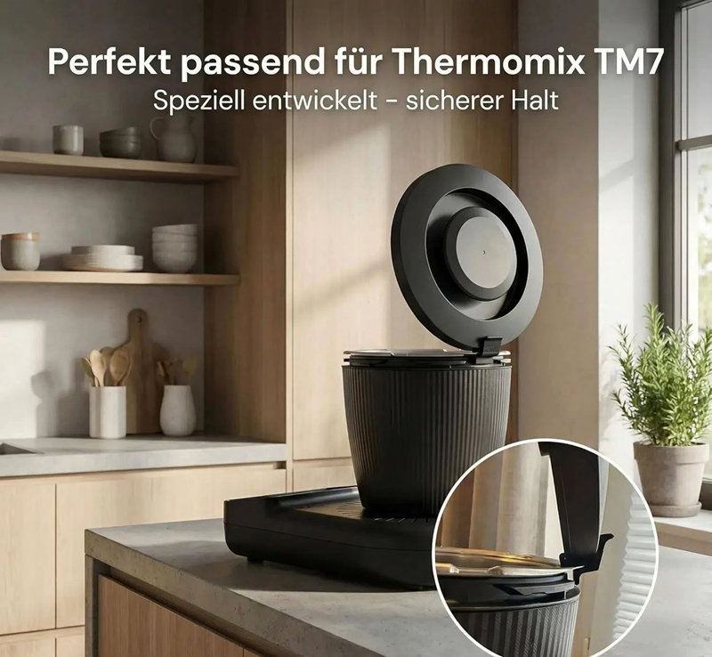 Kitchen Gadgets Thermomix - คลิปล็อคฝาครอบเทอร์โมมิกซ์ TM7 ช่วยยึดฝาปิดเครื่องปั่น ป้องกันการเกิดความเลอะเทอะและการหก ใช้งานง่าย อุปกรณ์เสริมเพื่อความปลอดภัย