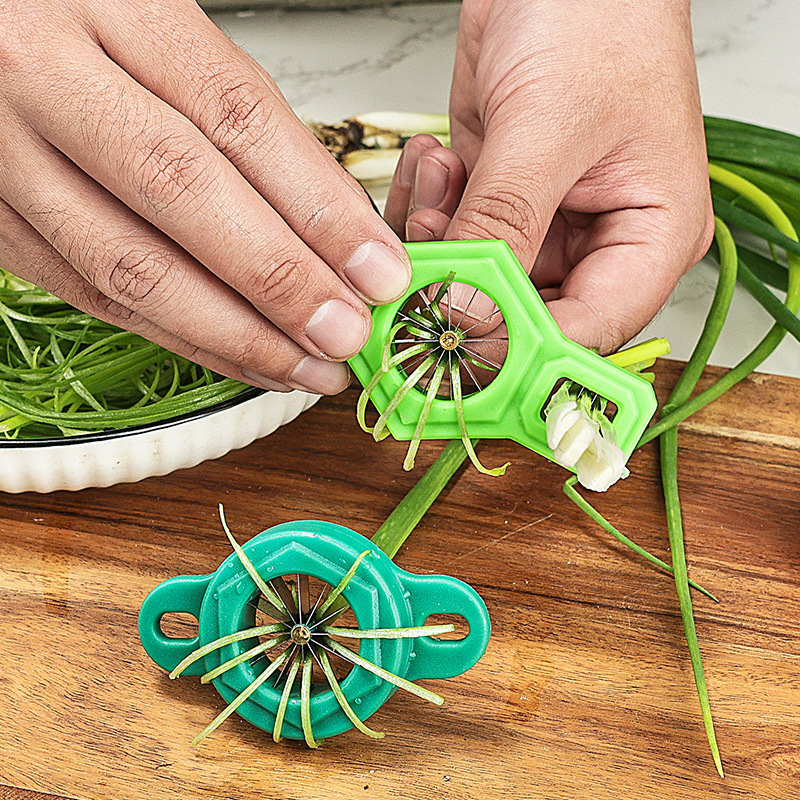 Kitchen Gadgets Wirecutter - เครื่องหั่นต้นหอม 1 ชิ้น เครื่องตัดต้นหอมแบบเส้น เครื่องหั่นผักละเอียดพิเศษ อุปกรณ์ครัว