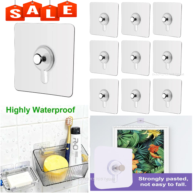 Kitchen Gadgets Photo - ตะขอแขวนกรอบรูป ชั้นวางของ ที่เก็บสกรู ที่แขวนประตู อุปกรณ์ติดผนังแบบมีกาวในตัว อุปกรณ์จัดระเบียบอเนกประสงค์