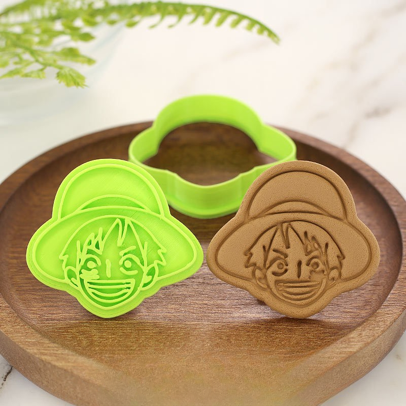 Kitchen Gadgets Kitchen - แม่พิมพ์ทำขนมวันพีซ ลูฟี่ โซโล ช็อปเปอร์ รูปหัวกะโหลก แม่พิมพ์คุกกี้