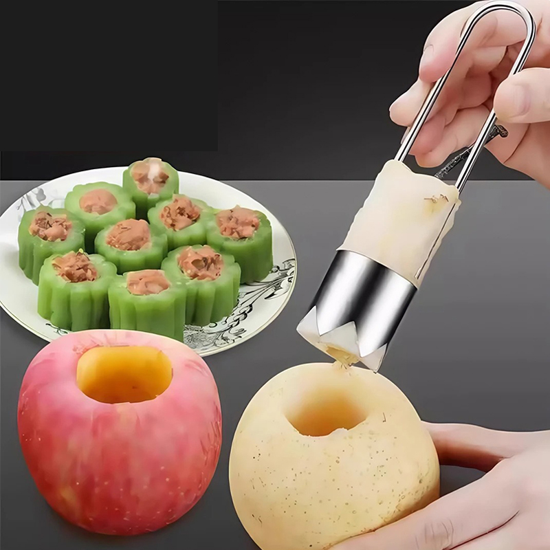 ผลไม้สแตนเลส Core Remover Appl - Kitchen Gadgets Kitchen บทวิจารณ์และราคา