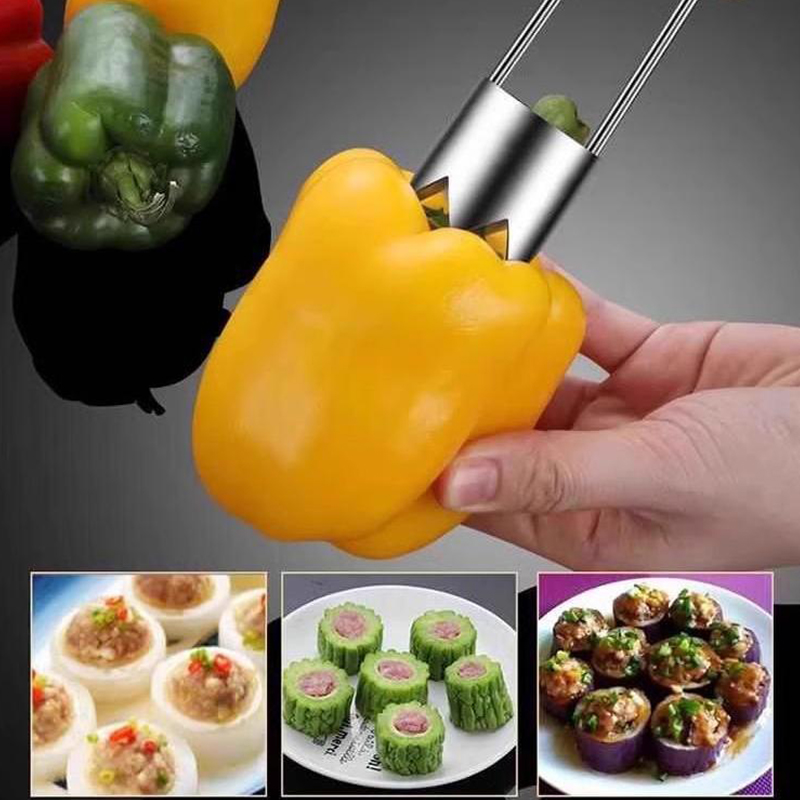 ผลไม้สแตนเลส Core Remover Appl - Kitchen Gadgets Kitchen บทวิจารณ์และราคา