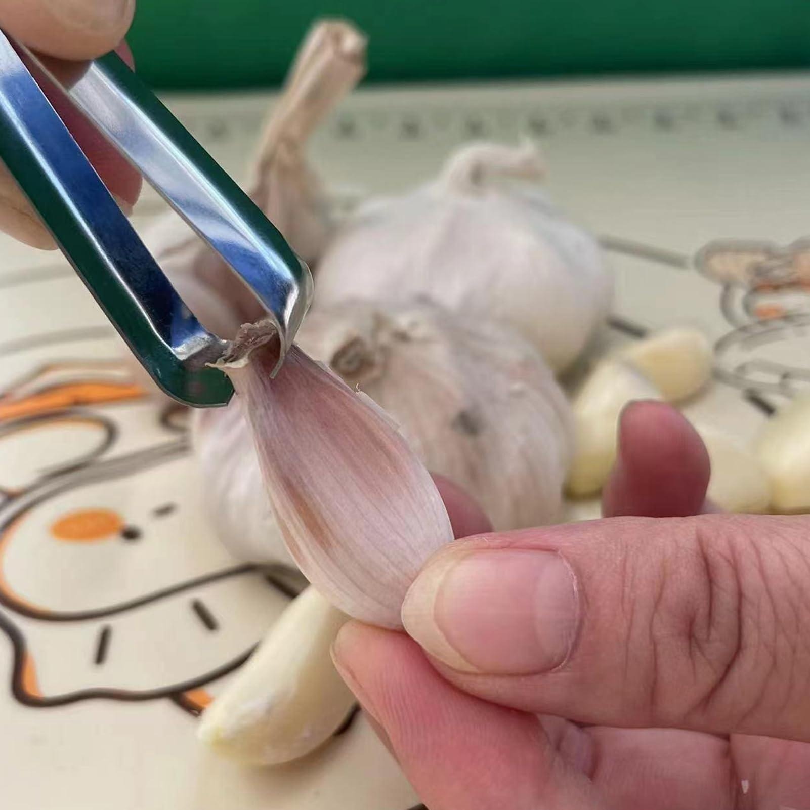 ชุดอุปกรณ์ปอกกระเทียมและแหนบตั - Kitchen Gadgets Peeler บทวิจารณ์และราคา