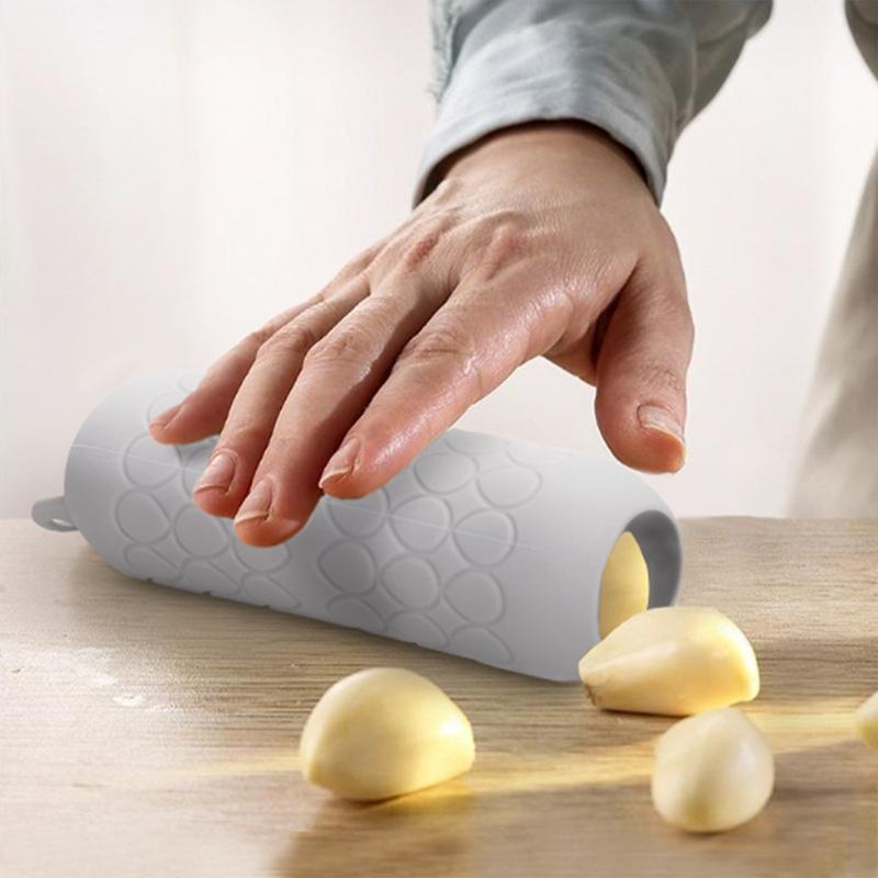 กระเทียม Peeler Tube ซิลิโคน Q - Kitchen Gadgets Peeler บทวิจารณ์และราคา