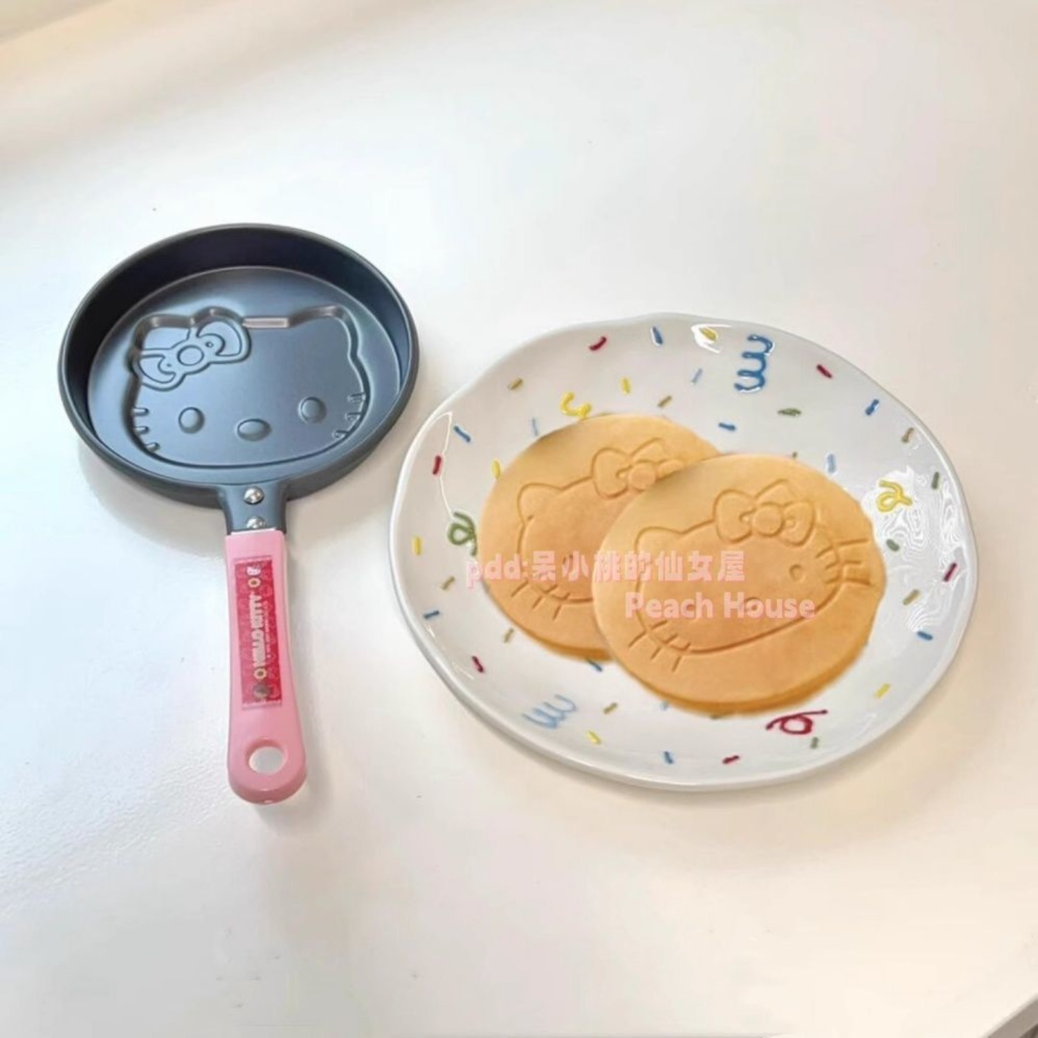 กระทะแพนเค้ก/ไข่ลายการ์ตูนเฮลโ - Kitchen Gadgets In Japan บทวิจารณ์และราคา