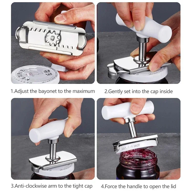 ที่เปิดฝาขวดมัลติฟังก์ชั่นสแตน - Kitchen Gadgets Jar Openers บทวิจารณ์และราคา
