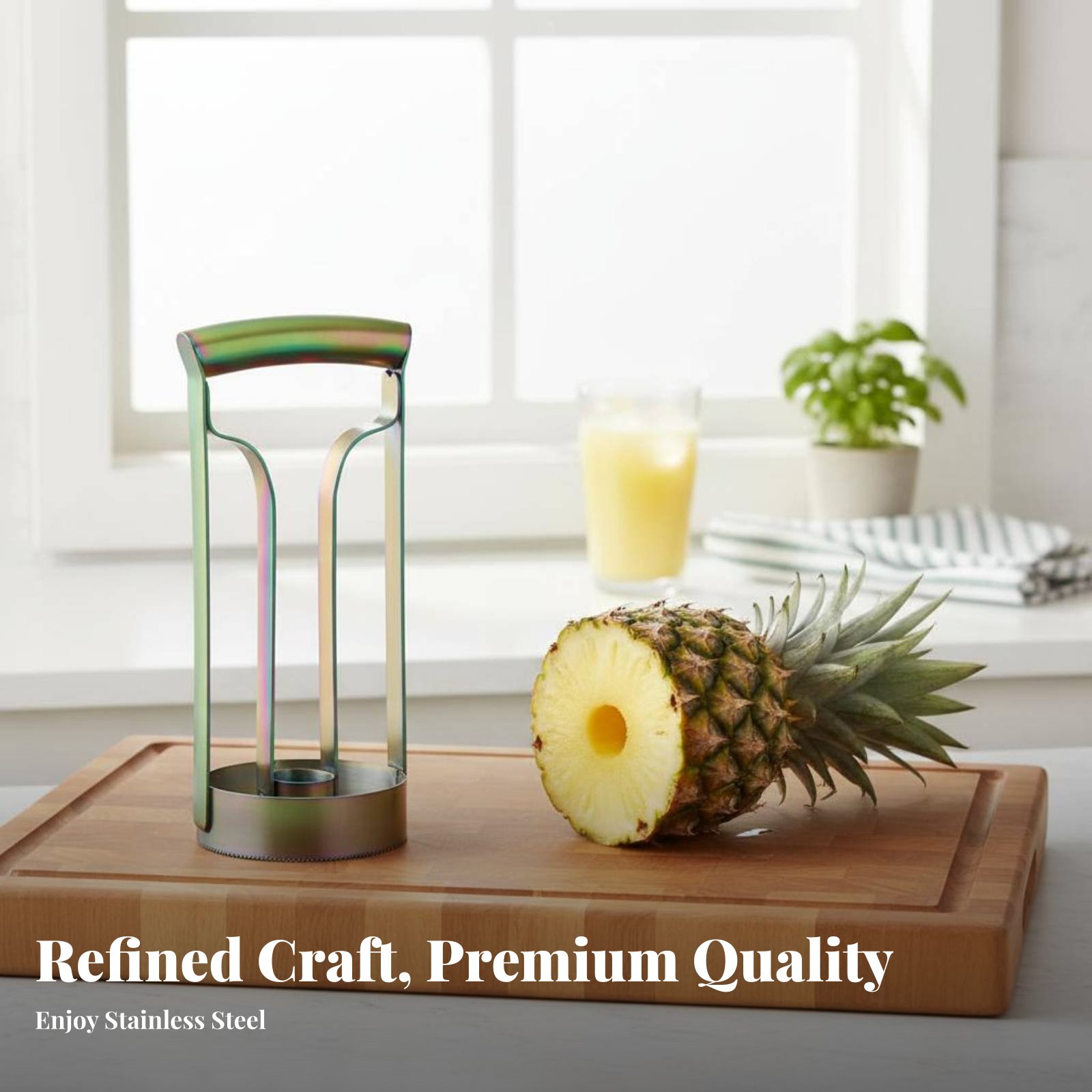 เครื่องตัดสับปะรดสแตนเลส ตัดแก - Kitchen Gadgets Useful บทวิจารณ์และราคา
