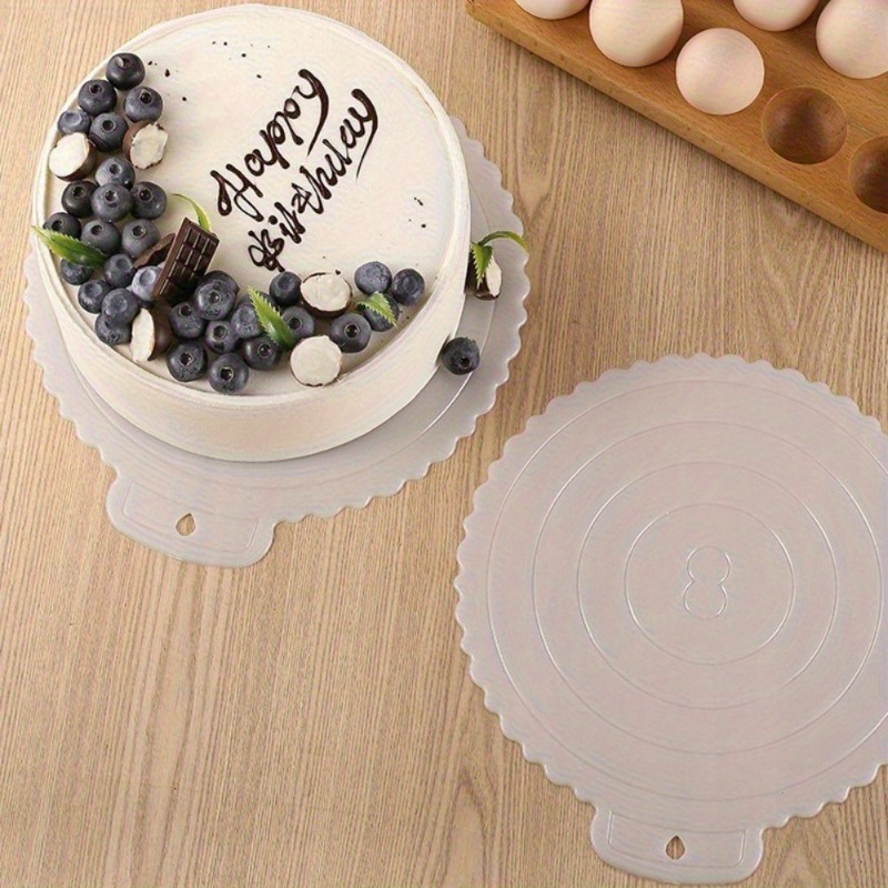 ถาดเค้กพลาสติกทรงกลมแบบใช้ซ้ำไ - Kitchen Gadgets Home Party บทวิจารณ์และราคา