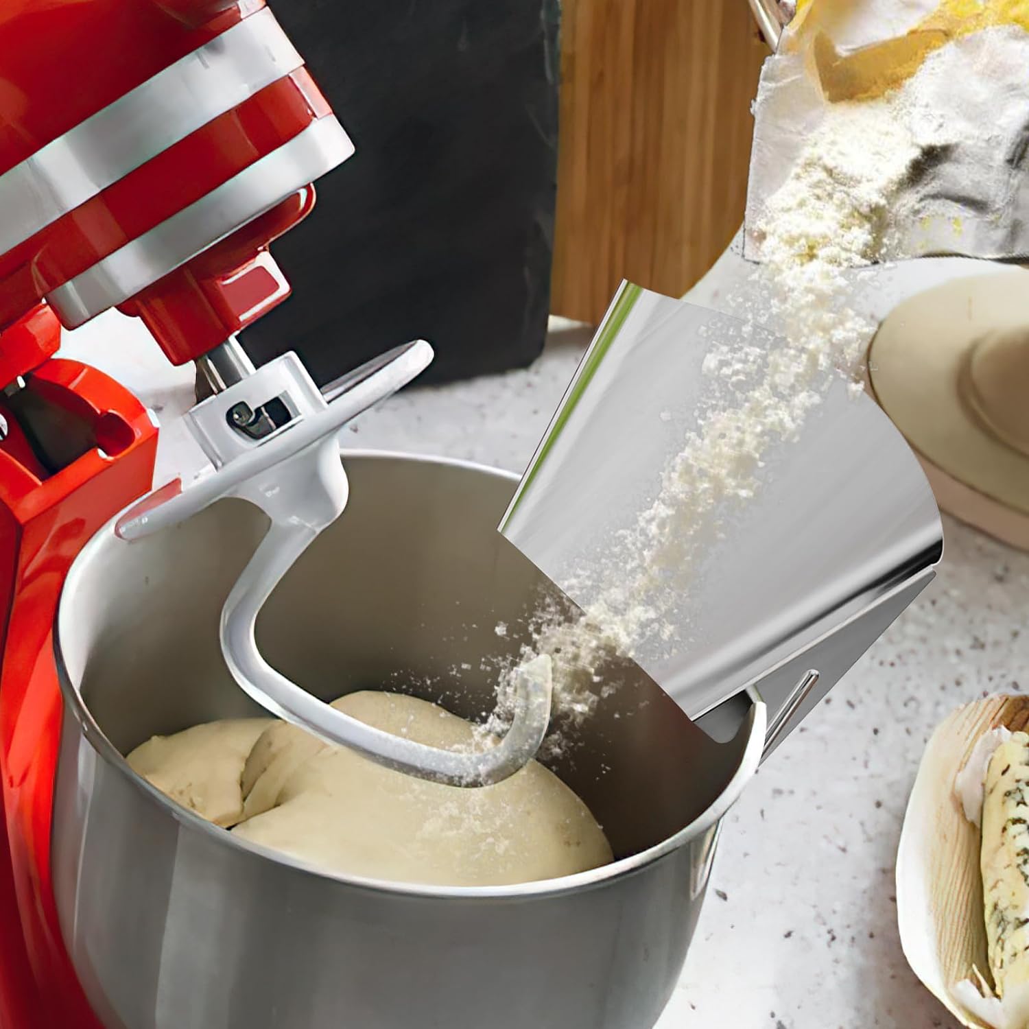 รางเทสําหรับเครื่องผสมอาหาร Ki - Kitchen Gadgets Useful บทวิจารณ์และราคา