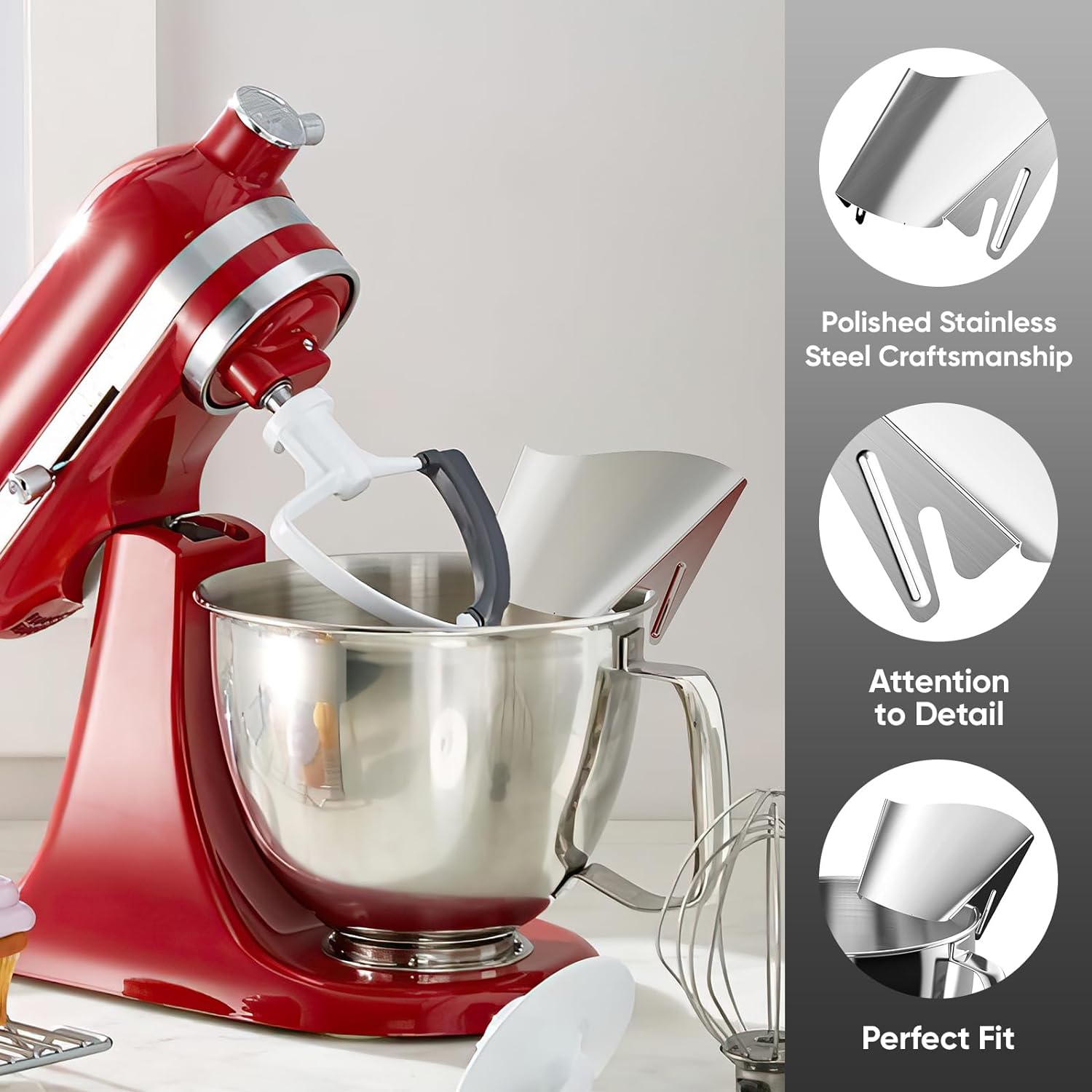 รางเทสําหรับเครื่องผสมอาหาร Ki - Kitchen Gadgets Useful บทวิจารณ์และราคา