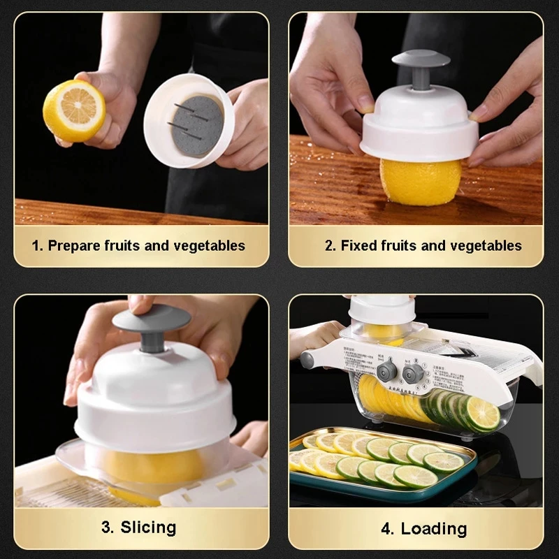 เครื่องตัดมะนาวมัลติฟังก์ชั่นเ - Mandoline Slicer บทวิจารณ์และราคา