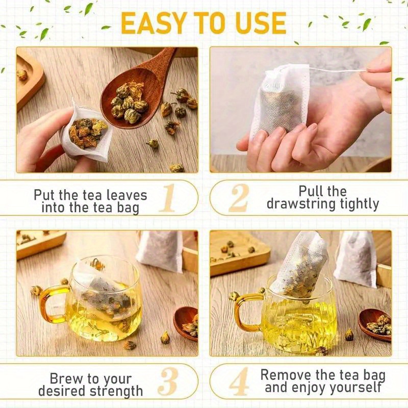 ถุงชาแบบใช้แล้วทิ้ง 100 ชิ้น ถ - Kitchen Room Gadgets บทวิจารณ์และราคา