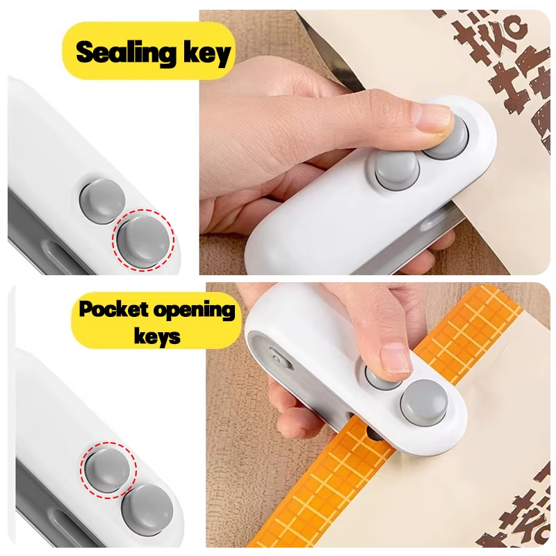 เครื่องซีลถุงพลาสติกแบบมือถือข - Kitchen Gadgets Built In บทวิจารณ์และราคา