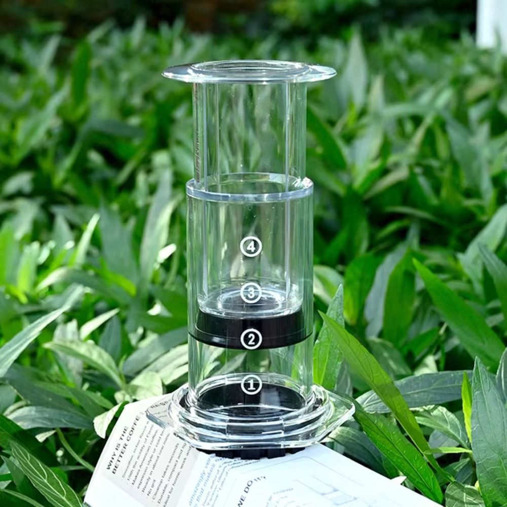 แบ่งปันหม้อกาต้มน้ํากาแฟแบบพกพ - French Press Coffee Maker บทวิจารณ์และราคา
