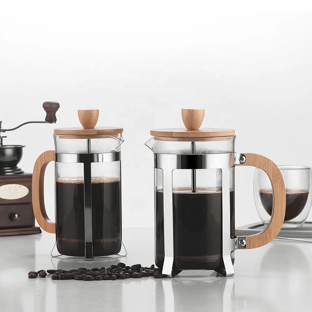 หม้อกดสแตนเลสขนาด 350/600 มล.  - French Press Coffee Maker บทวิจารณ์และราคา