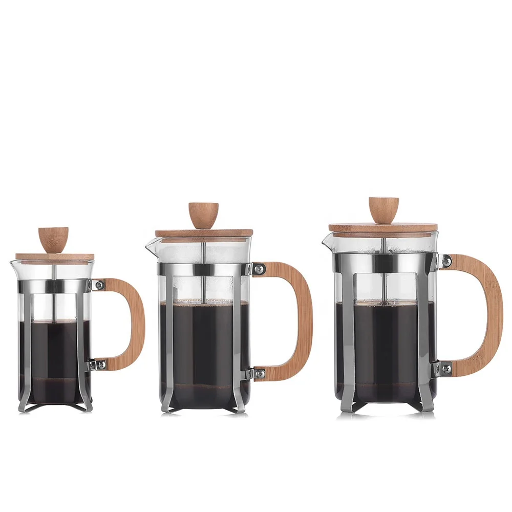 หม้อกดสแตนเลสขนาด 350/600 มล.  - French Press Coffee Maker บทวิจารณ์และราคา