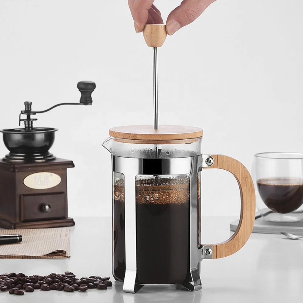 หม้อกดสแตนเลสขนาด 350/600 มล.  - French Press Coffee Maker บทวิจารณ์และราคา