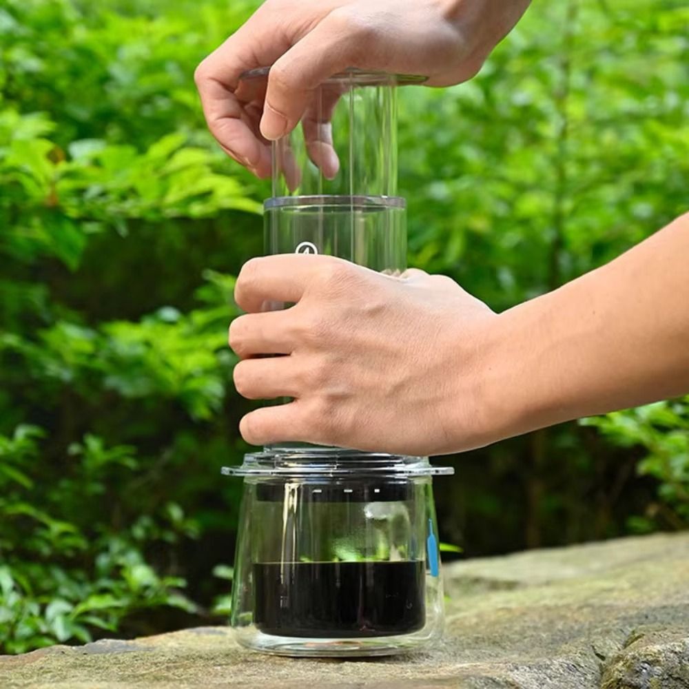 กาต้มกาแฟแบบพกพาสไตล์ฝรั่งเศส  - French Press Coffee Maker บทวิจารณ์และราคา