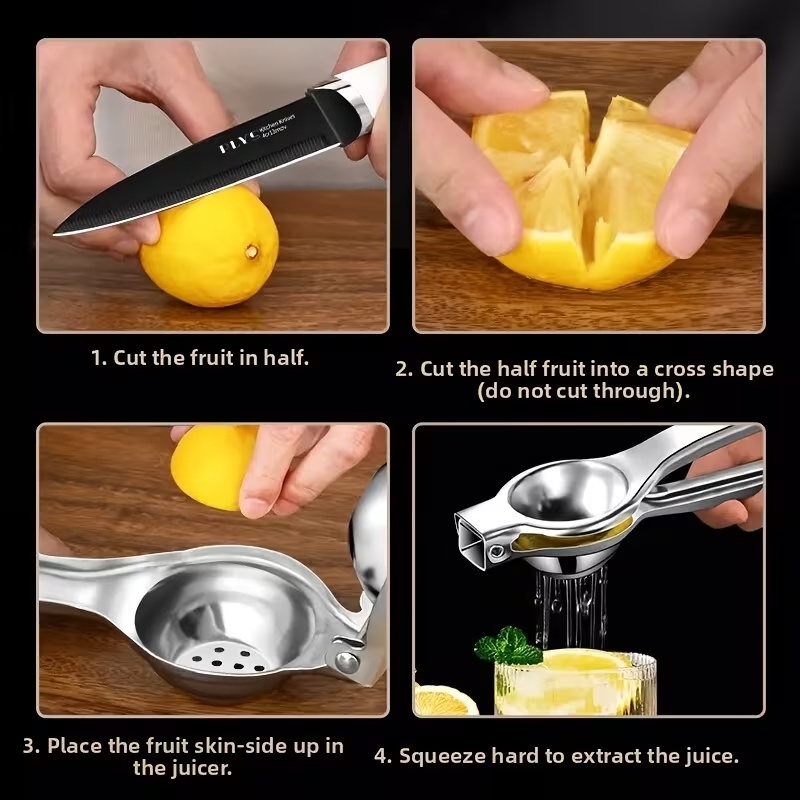 เครื่องคั้นน้ำมะนาวสแตนเลสแบบใ - Citrus Lemon Squeezer บทวิจารณ์และราคา