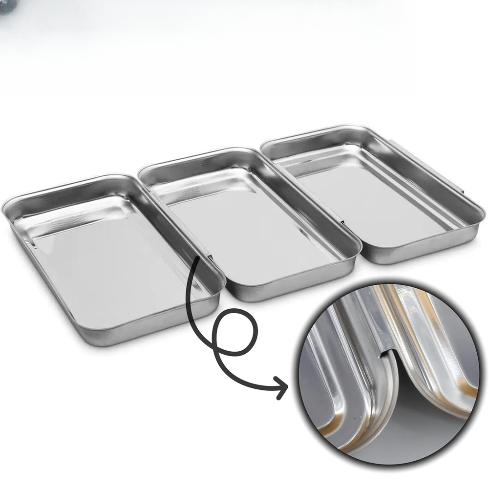 ชุดจานใส่เครื่องปรุงสแตนเลส 3  - Kitchen Gadgets Home Party บทวิจารณ์และราคา