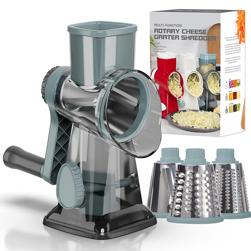 LMETJMA 3 in 1 โรตารี่เครื่องข - Cheese Grater Box บทวิจารณ์และราคา
