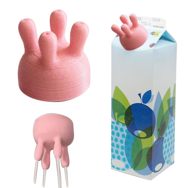 ขวดนมหมวกกล่องนมหมวกนมDiverter - Kitchen Gadgets To 3D Print บทวิจารณ์และราคา