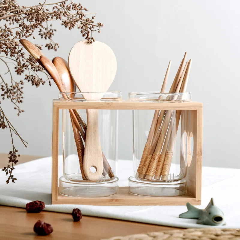 กล่องเก็บอุปกรณ์ครัวแก้วพร้อมช - Kitchen Gadgets In Japan บทวิจารณ์และราคา