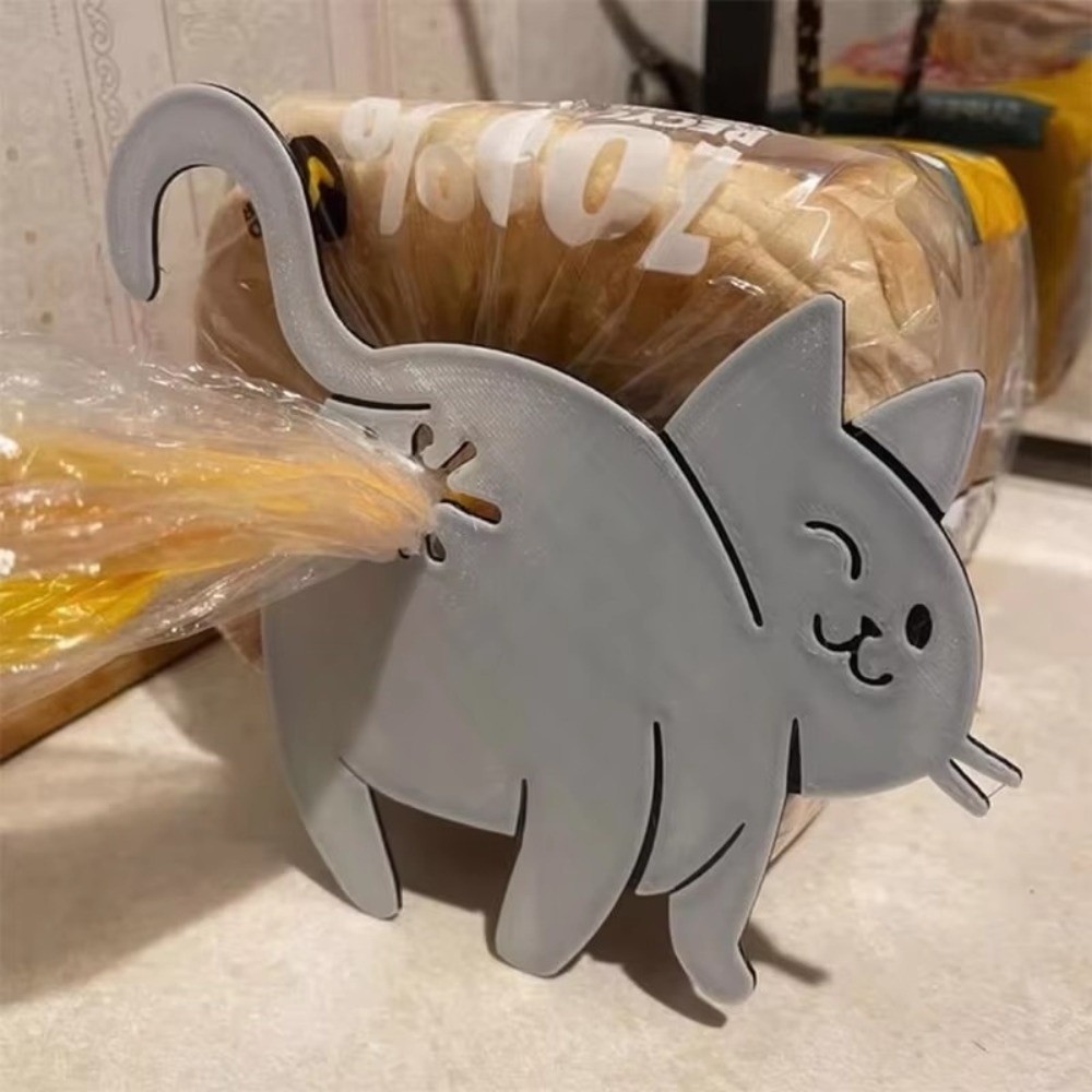 คลิปหนีบถุงขนมรูปก้นแมวน่ารัก  - Kitchen Gadgets To 3D Print บทวิจารณ์และราคา