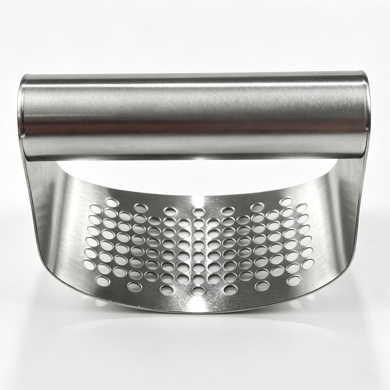เครื่องกดกระเทียมแบบวงแหวนสแตน - Kitchen Gadgets Useful บทวิจารณ์และราคา