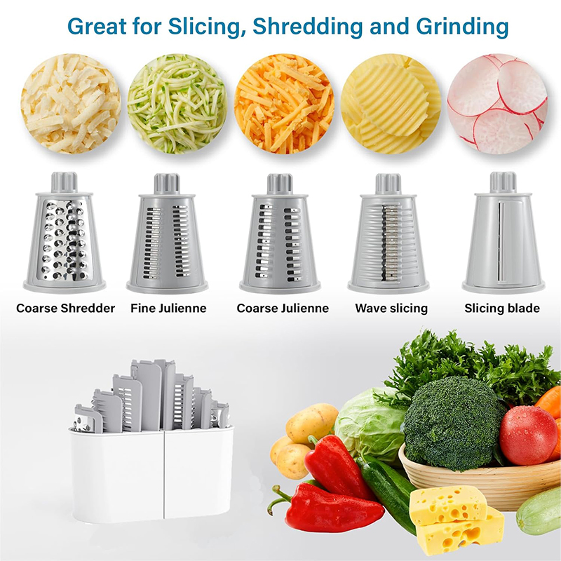 LMETJMA 5 in 1 โรตารี่เครื่องข - Cheese Grater Box บทวิจารณ์และราคา