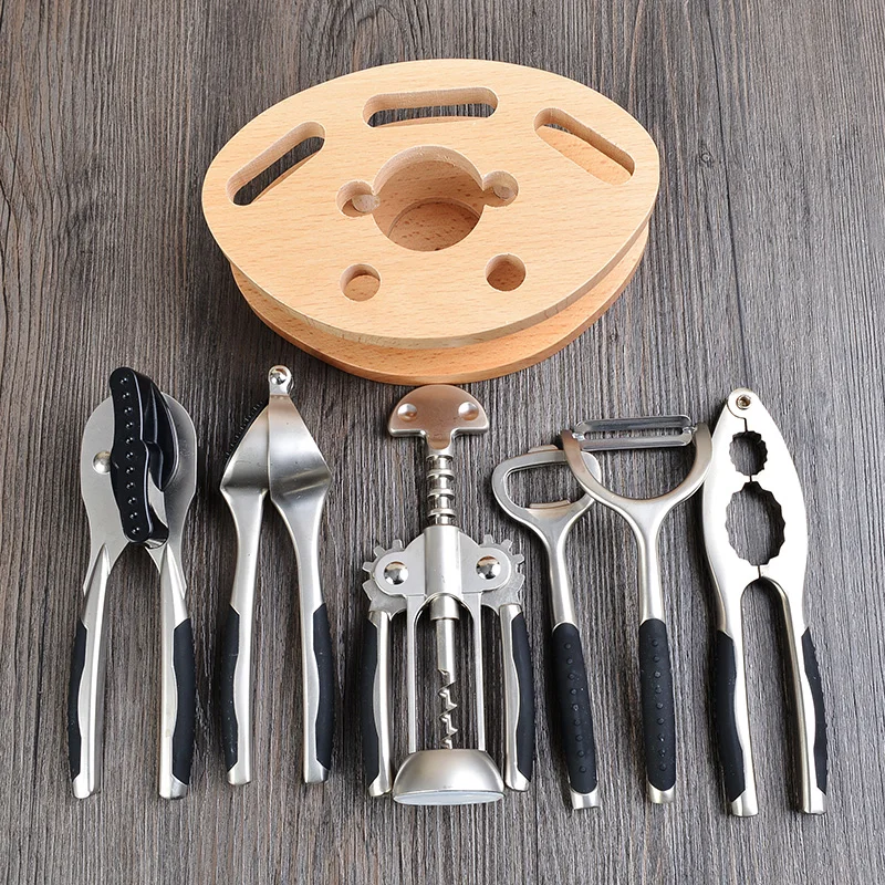 7 ชิ้นโลหะผสมสังกะสี Gadgets ค - Kitchen Gadgets Jar Openers บทวิจารณ์และราคา