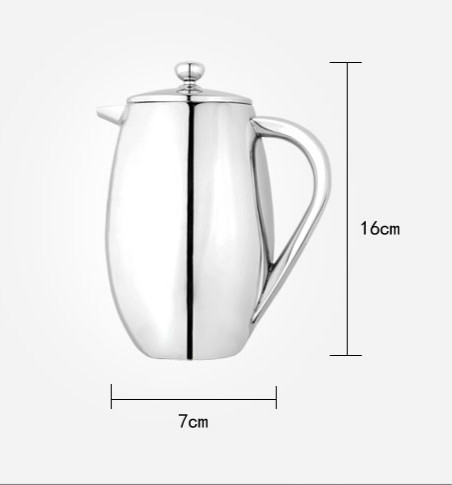 หม้อกาแฟสแตนเลสแบบกด304กาต้มน้ - French Press Coffee Maker บทวิจารณ์และราคา