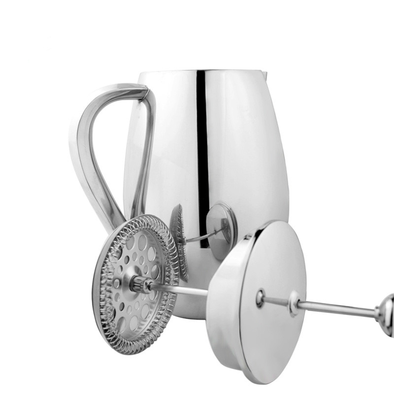 หม้อกาแฟสแตนเลสแบบกด304กาต้มน้ - French Press Coffee Maker บทวิจารณ์และราคา