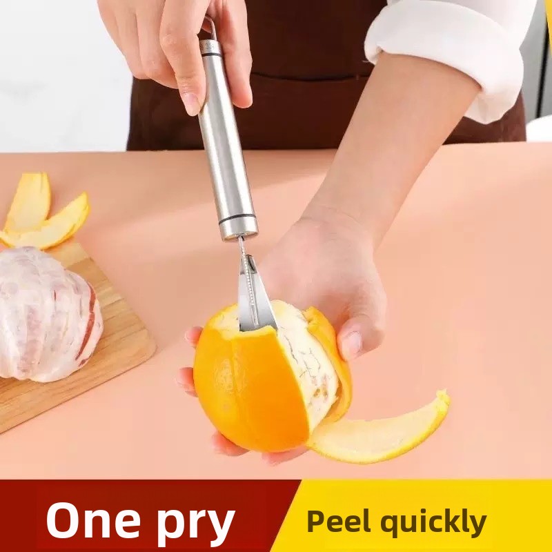 สแตนเลสสตีลสีส้ม,Citru Peeler, - Kitchen Gadgets Peeler บทวิจารณ์และราคา