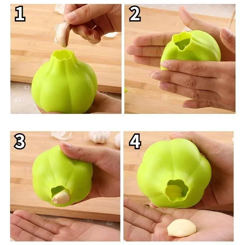 ที่ปอกกระเทียมทำจากซิลิโคนขจัด - Kitchen Gadgets Peeler บทวิจารณ์และราคา