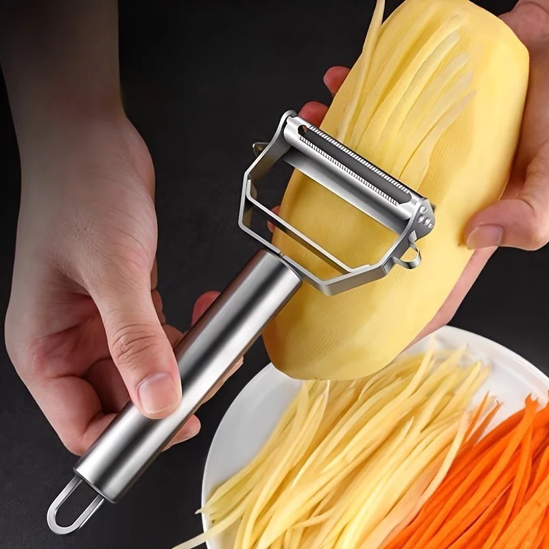 ที่ปอกเปลือกสแตนเลสสำหรับครัว  - Kitchen Gadgets Peeler บทวิจารณ์และราคา
